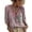 Pink, variant on Womens Polka Dot Blouse, V-Neck Self-Tie Ruffle Trimmed Ribbon Knot Three Quarter Sleeve Pullover Lightweight Breathable Polyester Fabric Spring Autumn Apparel, Pink, M