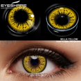 thumbnail image 2 of D'ORELLA-lentillas de colores para ojos, lentes amarillas para Cosplay, belleza, Halloween, rojo, azul, verde, 1 par, 2 of 4