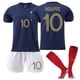 thumbnail image 1 of UEFA EURO 2024 Camiseta de local de Francia nº 10 Mbappé 10-11 años brillar Electrónica, 1 of 1