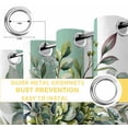 thumbnail image 4 of Sage Green Eucalyptus Leaves Blackout Curtains for Bedroom, Pastoral Summer Botanical Elegant Thermal Insulated Kitchen Drapes with Grommets, Light Blocking Window Treatment, 2 Panels 42" x 63", 4 of 7