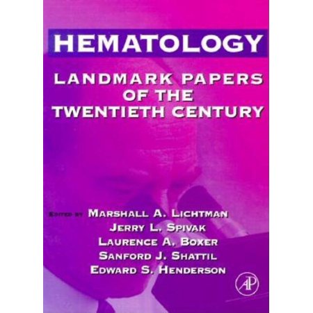 UPC: 9780124485105 | Hematology : Landmark Papers of the Twentieth Century (Hardcover)