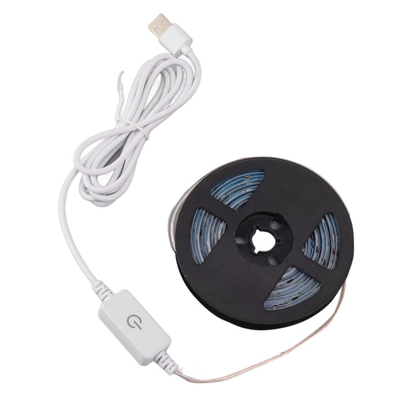 Tiras De Luz Para Crecimiento De Plantas, Smart Touch Touch Dimming Corte Libre Tiras De Luz LED Para Cultivo Interior Autoadhesivas 5V Con Puerto USB Para Flores