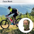 thumbnail image 2 of Máscara Facial Completa de Poliéster Camuflaje A Prueba de Viento, de Secado Rápido Verde 1 Pcs, 2 of 6