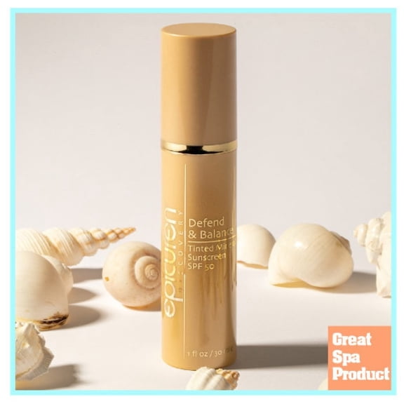 Epicuren Discovery Defend & Balance Tinted Mineral Sunscreen Spf 50