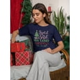 thumbnail image 2 of A Girl Who Loves Christmas! T-Shirt Women -Smartprints Designs, Female x-Large, 2 of 4