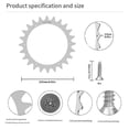thumbnail image 3 of Robotiks Lawnmower Traction Improved Auxiliary Wheels for Landroid L Robotic Lawnmower Drive Wheels, 3 of 4