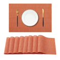 thumbnail image 1 of Juego de 8 individuales Leetaltree Naranja resistentes al calor y antideslizantes, 1 of 8