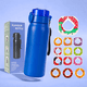 thumbnail image 1 of Taza aislada, taza de acero inoxidable, taza de agua aislada al vacío, taza aislada de estilo versátil de color sólido, 1 of 2
