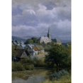 thumbnail image 2 of Bavarian Village by a River by Heinrich Deiters, (1840-1916) Poster Print (18 x 24), 2 of 4