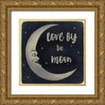 thumbnail image 1 of Sommers, Mindy 20x20 Gold Ornate Wood Framed with Double Matting Museum Art Print Titled - Love by the Moon, 1 of 4