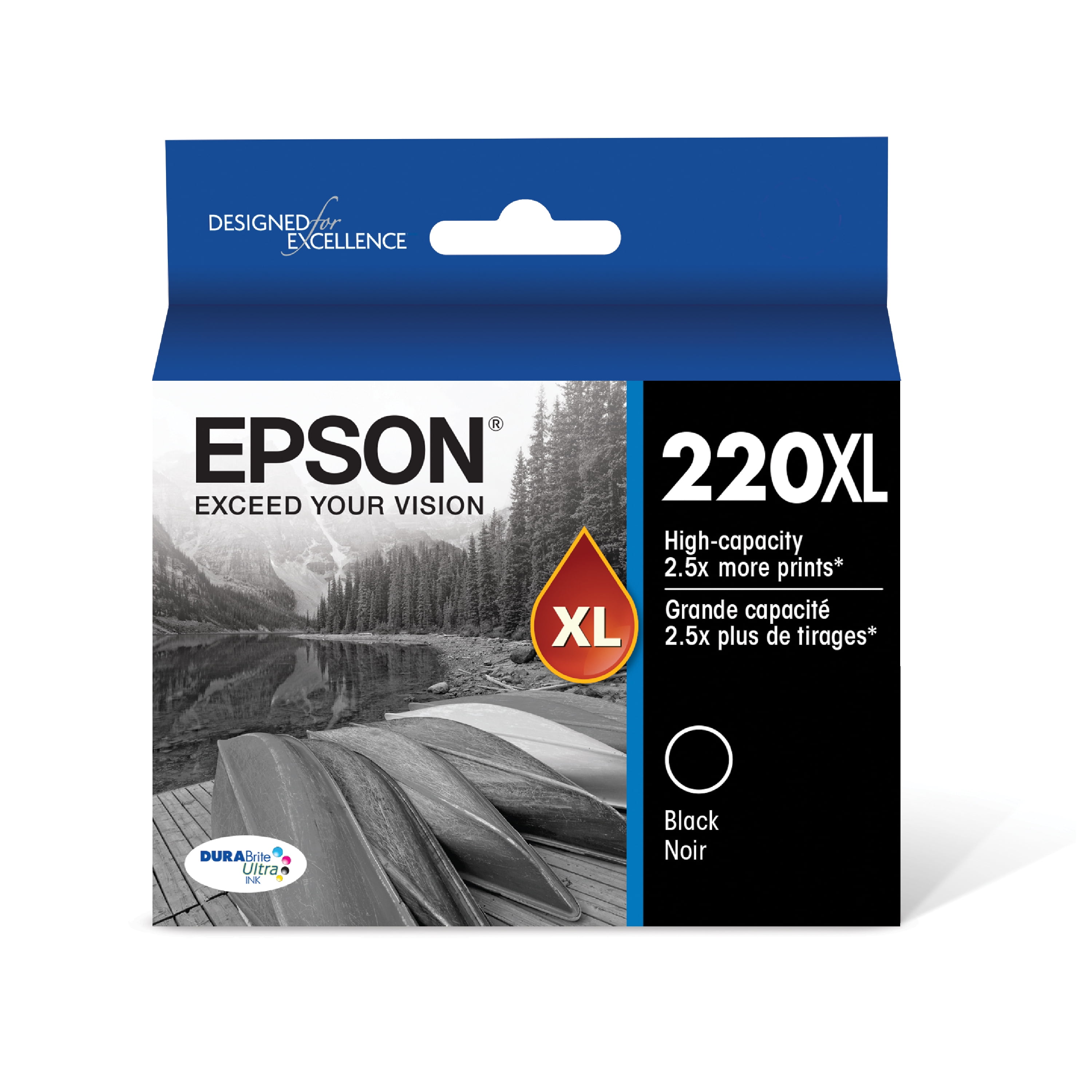 EPSON T220 DURABrite Ultra Genuine Ink High Capacity Black Cartridge