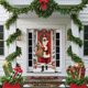 thumbnail image 4 of Uuiauoio Christmas Door Curtain,Festive Christmas Door Curtain with Santa Claus Design Outdoor Holiday Decor Hanging Fabric Banner for Porch Entryway Wall Photo Background and Party Decoration, 4 of 6