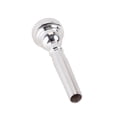 thumbnail image 3 of Boquilla de trompeta profesional 7C de metal plateado con forma de bala C507 (plata), 3 of 5