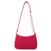 thumbnail image 1 of Bolso de hombro de moda Bolso de axila con patrón de cocodrilo de fieltro para el trabajo (rojo rosa), 1 of 3