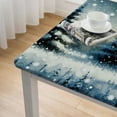 thumbnail image 4 of nygtbtfer Christmas Table Cover Gray TableclothRectangle Seasonal Table Cloth for Birthday Party Supplies Home Kitchen Table Decor, 4 of 7
