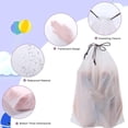 thumbnail image 2 of 50 Pack Shoe Bags for Travel,Portable Travel Shoe Bag,Large Clear Shoes Pouch Storage Packing Organizers with Drawstring,Dustproof & Waterproof Shoe Storage Bags for Women and Men, 2 of 4