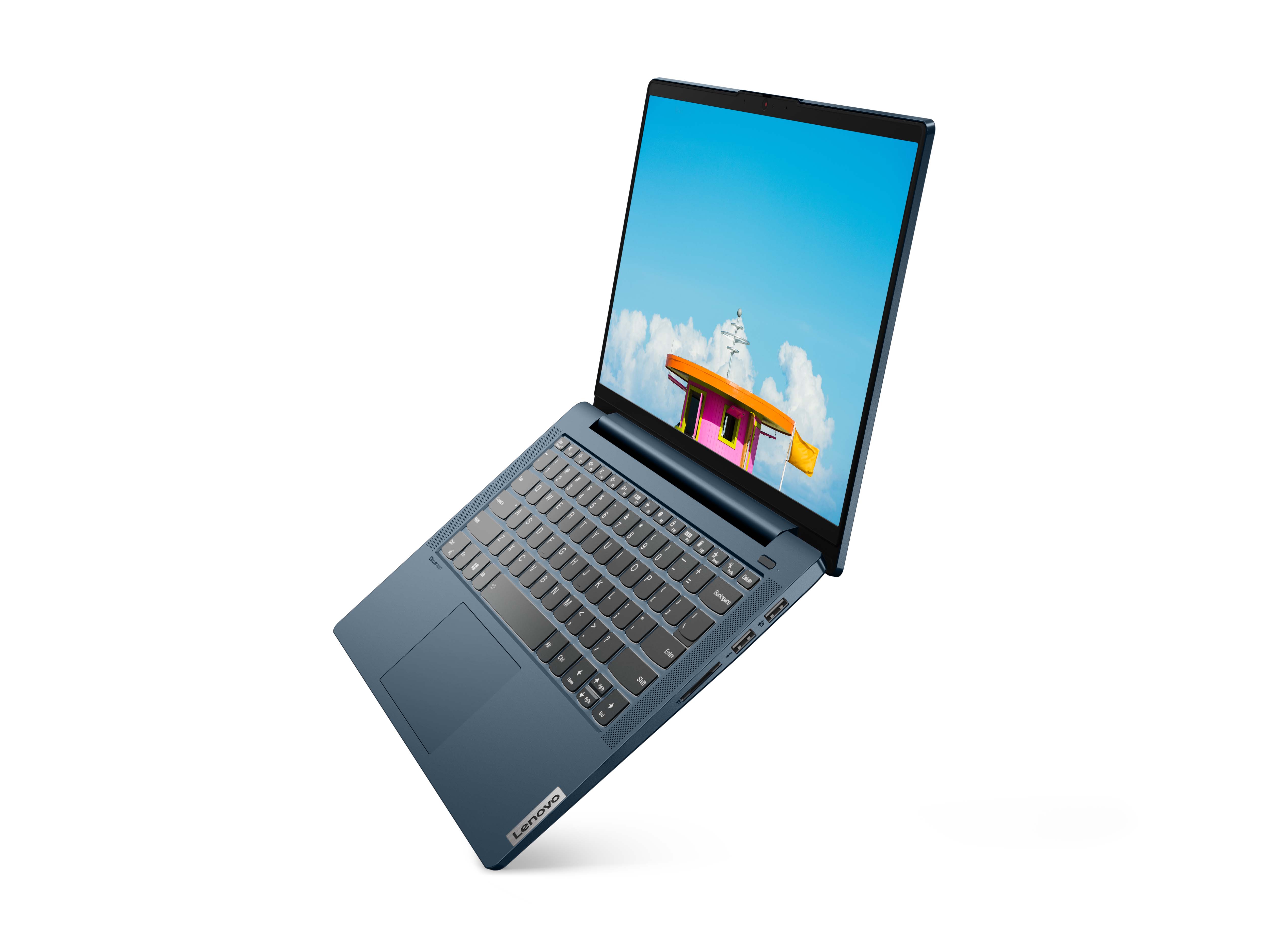 Lenovo Ideapad 5 14" 1080p Touchscreen Laptop, AMD Ryzen 7 5700U, 8GB RAM, 512GB SSD, Windows 11 Home, Abyss Blue, 82LM00UFUS - image 3 of 11