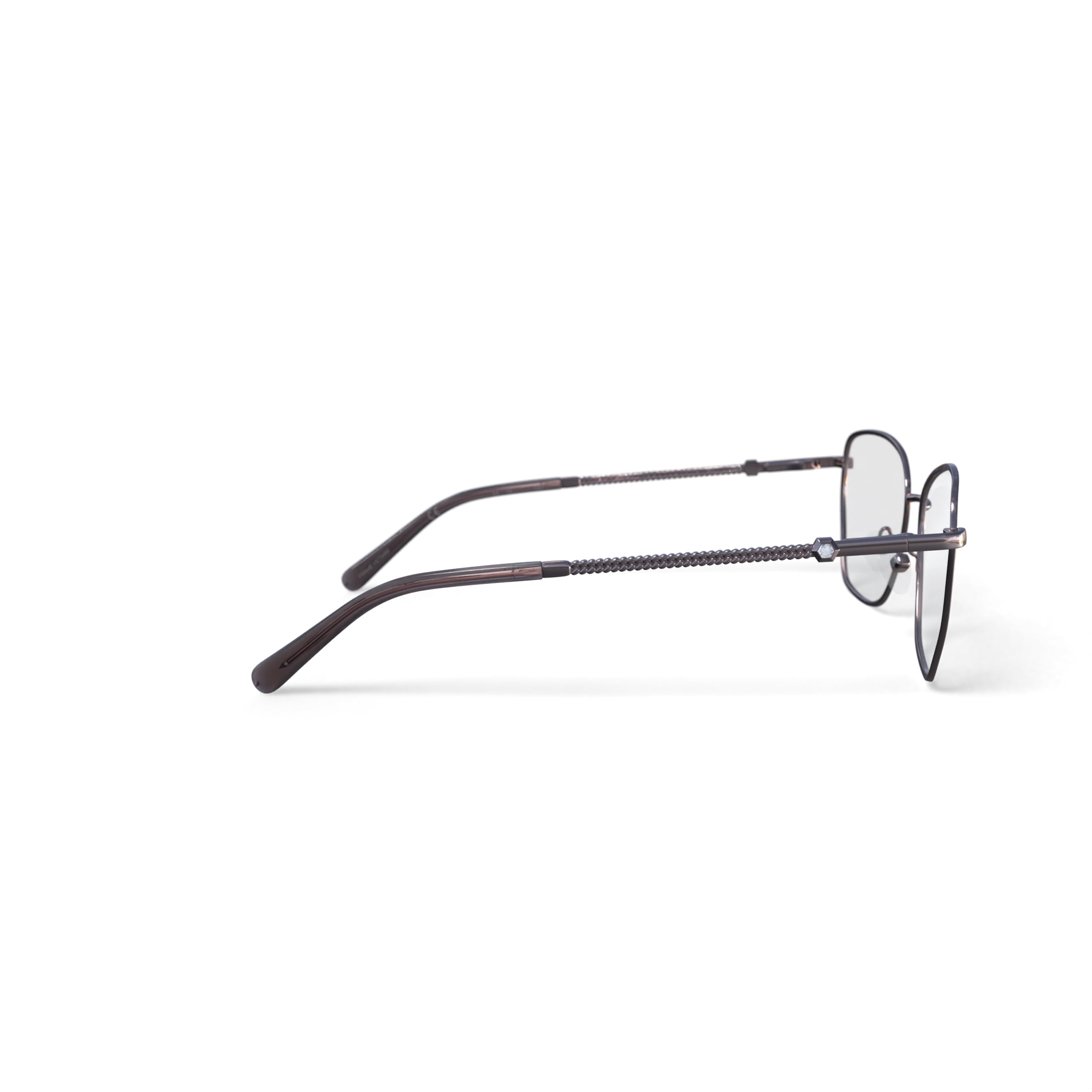 Walmart Women's Savannah Square Prescription Eyeglasses with Case, Rose Gold