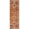 thumbnail image 3 of Mark&Day Washable Rugs, 3x8 West Chicago Traditional Brick Runner Area Rug, Orange Cream Carpet for Hallway, Kitchen, Bedroom or Living Room (2'7" x 7'10" Runner, Machine Washable), 3 of 7