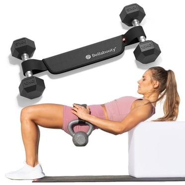 Bellabooty Original Hip Thrust Belt for Dumbbells and Kettlebells Home Gym Exercise Equipment