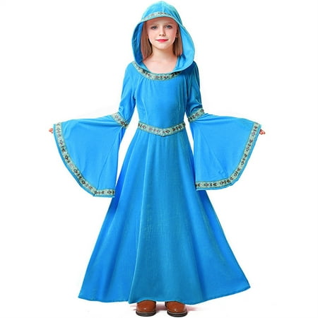 

Child Baby Girls Dress Solid Color Long Sleeve O-Neck Spring Summer Ruffle Lovely Loose Fashion Princess Sundress Comfortable Cozy Dresses