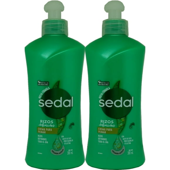 Sedal Nueva fórmula Peinar Rizos Rizos Obedientes 300ml (Pack de 2)