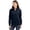 Navy Blue, variant on LCK00162 Roam Eco Full Zip Recycled Womens Jacket-Navy Blue-L