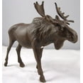 thumbnail image 2 of INsideOUT Full Bodied Cast Iron Moose Statue, 2 of 4