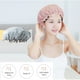 thumbnail image 2 of Jumpingount Capas de sombrero de dormir para mujer Gorros de pelo de ducha elásticos impermeables Cubierta de cabeza de niña multicolor gruesa para hotel Sombreros Gris Jumpingount AP010840-11B, 2 of 6