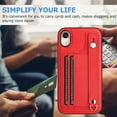 thumbnail image 5 of Dteck Wallet Case for iPhone XS Max, iPhone XS Max Case with Kickstand Leather Card Holder, Phone Protective Back Cover,Red, 5 of 6