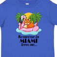 thumbnail image 4 of Inktastic Someone in Miami Loves Me Boys or Girls Toddler T-Shirt, 4 of 5
