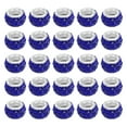 thumbnail image 1 of Unique Bargains 12mm Rhinestone European Beads, European Large Hole Crystal Charm Beads for DIY Jewelry Making, Sapphire 60Pcs, 1 of 4