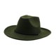 thumbnail image 3 of Sombrero de vaquero decorativo transpirable, accesorio para fotos, sombrero de vaquera de ala ancha para club Verde oscuro, 3 of 9