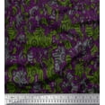 thumbnail image 1 of Soimoi polyester Crepe Fabric Floral & Moroccan Damask Print Fabric by the Yard 52 Inch Wide, 1 of 3