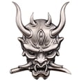 thumbnail image 2 of Skull Samurai Sticker Metal for Car Tuning Styling, 2 of 6