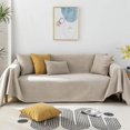 thumbnail image 1 of Waterproof Sofa Towel Solid Color Sofa Cover Multifunctional Dustproof Durable Sofa Cover Couch Cover for Living Room Decor, 1 of 5
