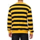 thumbnail image 3 of SUDADERAS PARA HOMBRES INSPIRE CHIC A RAYAS DE CONTRASTE CUELLO REDONDO MANGAS LARGAS AJUSTE REGULAR SUÉTER XL Amarillo Negro, 3 of 5