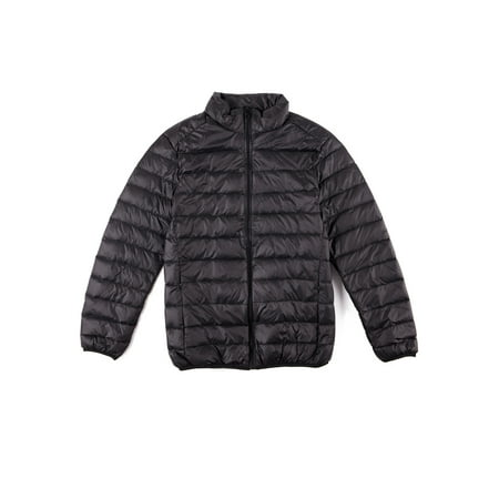 Men's Down Jacket Puffer Bubble Coat Packable Lightweight Warm Parka Zipper Coat Up to Size 4XL (Best Lightweight Warm Jacket)