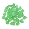 thumbnail image 1 of 50Pcs Luminous Stones Glow in The Dark Rocks Cobblestones Garden Pebbles Glowing Green, 1 of 8