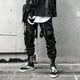 thumbnail image 1 of Joggers Cargo Pantalones para hombres Casual Hip Hop Hit Color Pocket Pantalones masculinos Pantalones de chándal Streetwear Cintas Techwear Pantalones Tan Jianjun unisex, 1 of 2