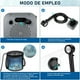 thumbnail image 5 of Regadera Portatil Recargable, [8000mAh], IPX8 Impermeable, 5 Velocidades Ajustables Ducha Portatil, 4 Modos de Pulverización, Pantalla LED, Regadera Camping para Viajes, Mascotas, 5 of 8