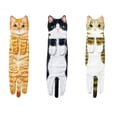 thumbnail image 1 of GUOOL 3 Pcs Serviettes à Main Amusantes pour Chat Serviette de Séchage Décorative pour Salle de Bain, 1 of 9