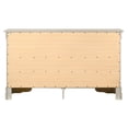 thumbnail image 4 of Passion Furniture Louis Phillipe 2 6-Drawer Silver Champagne Dresser (33 in. X 16 in. X 57 in.), 4 of 5