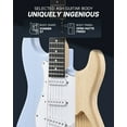 thumbnail image 4 of Donner 39" Full Size Electric Guitar with Amp, Solid Wood Beginner Starter Kit, Blue, 4 of 10
