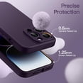 thumbnail image 6 of JETech Magnetic Silicone Case for iPhone 14 Pro 6.1-Inch, Compatible with MagSafe, Phone Cover with Camera Lens Full Protection (Deep Purple), 6 of 6