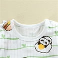 thumbnail image 4 of XXWXYD Baby Boys Girls All-Season Jumpsuits Rompers, Soft Breathable Cotton Bodysuit Outfits with Snap Closure, Cute Casual Playwear, 4 of 6
