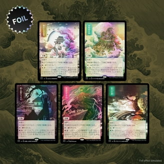 【4個セット】Secret Lair Kamigawa: Foil Amazon.com: Magic: The Gathering Secret Lair: Kamigawa: The Manga