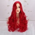 Rendon Wig, Wig Curl Can Curl Red Micro Headgear Bent Be Wavy