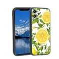 thumbnail image 1 of Compatible with iPhone 12 Phone Case, lemon-fruits-63 Case Silicone Protective for Teen Girl Boy Case for iPhone 12, 1 of 1