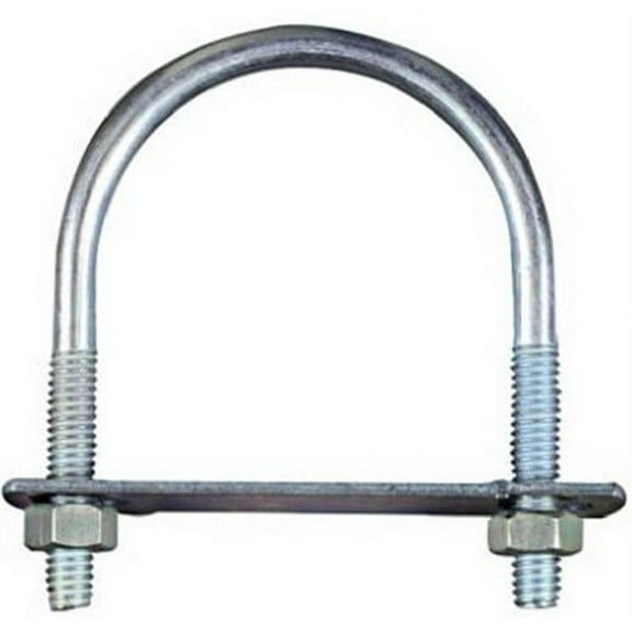National Hardware 5/16 In. x 2-1/2 In. x 3-1/2 In. Zinc Round U Bolt Pack of 5